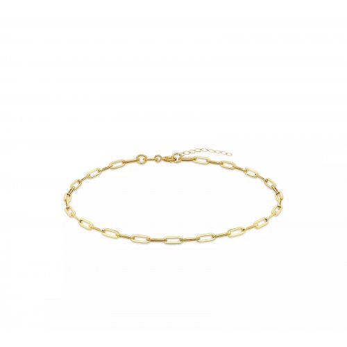 10K Paperclip Chain Bracelet