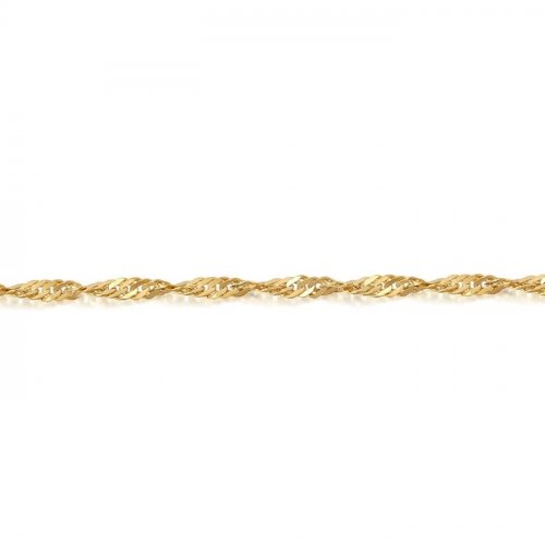 **PRE ORDER** 10K Singapore Chain Bracelet