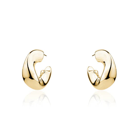 Gold Large Orla Hoops