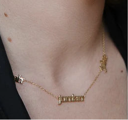 Gold Vermeil Personalized Name Necklace