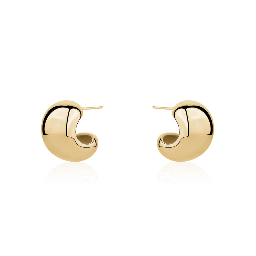 Gold Bold Drop Earrings
