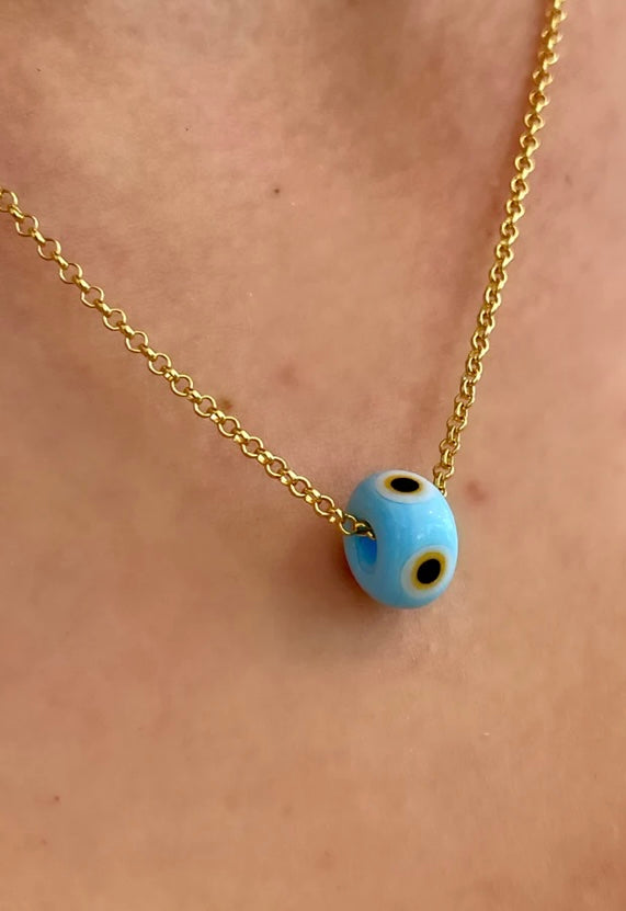 Greek Eye Necklace