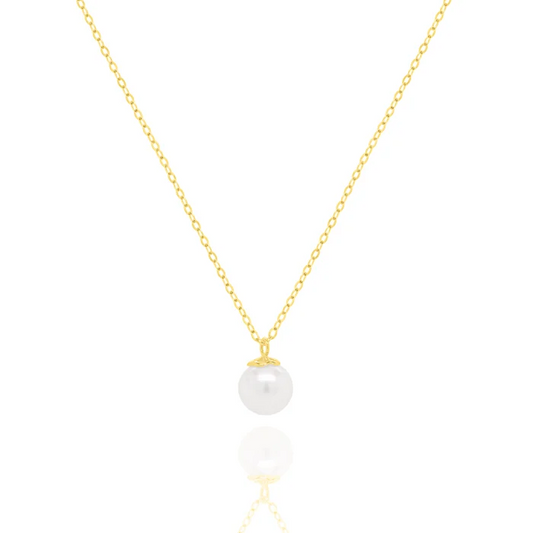10K Freshwater Pearl Pendant Necklace