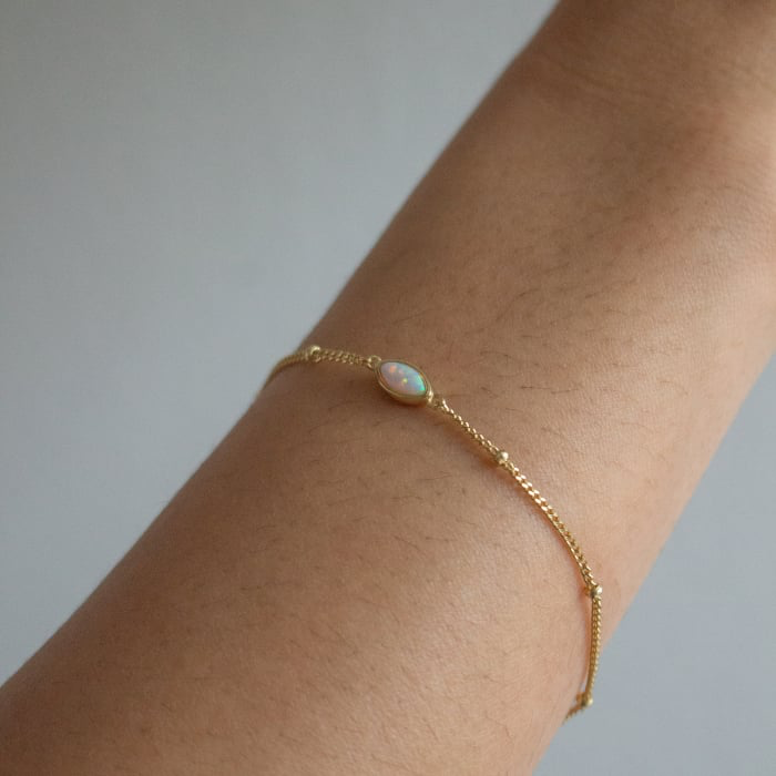 Gold Vermeil Opal Bracelet