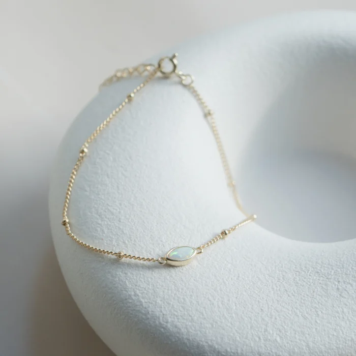 Gold Vermeil Opal Bracelet