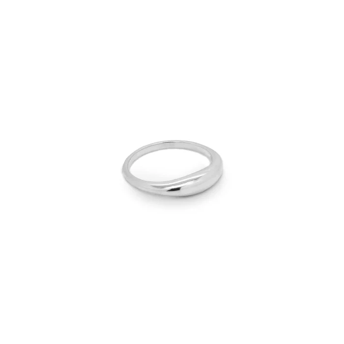 Sterling Silver Slim Dome Ring