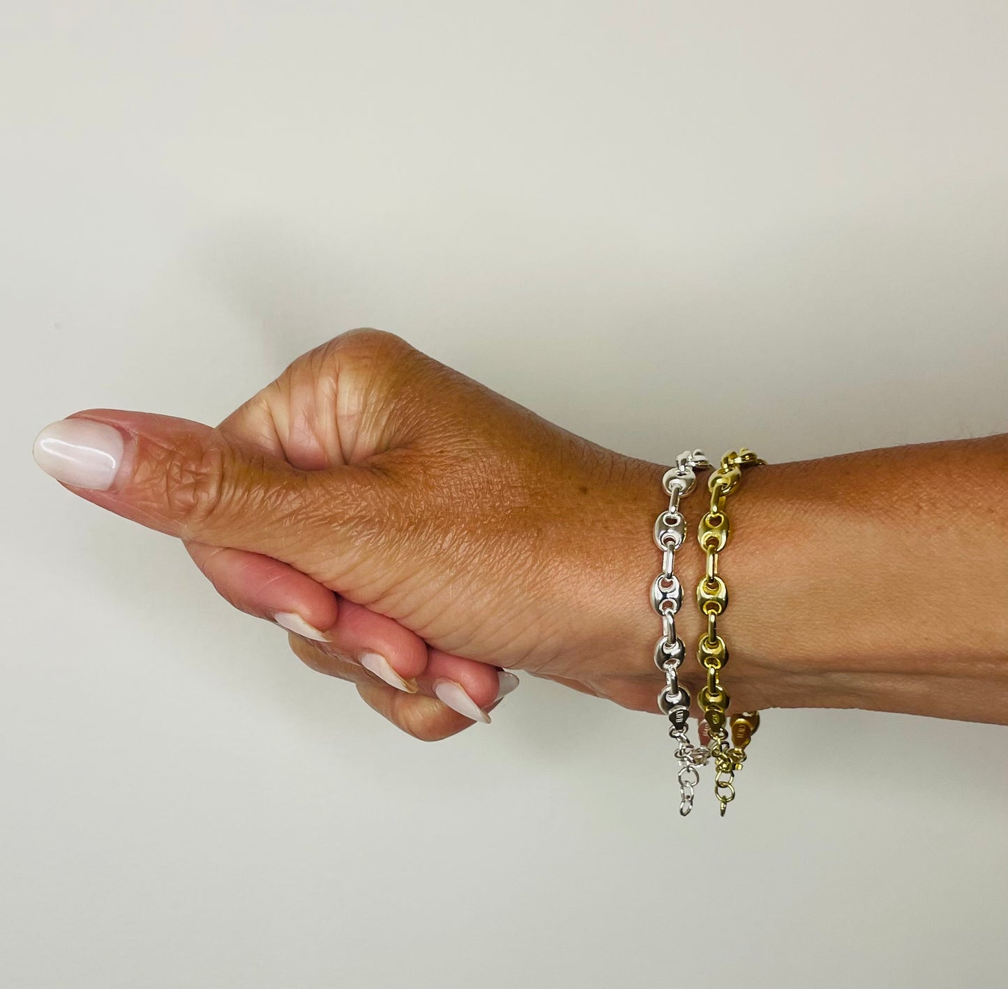 Gold Vermeil Puffed Milano Bracelet 6MM