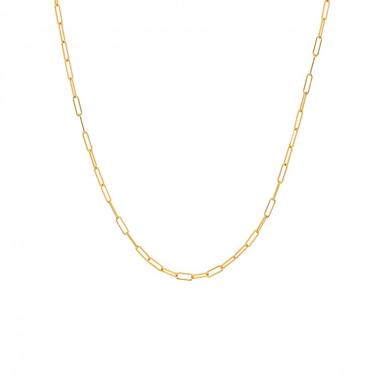 Gold Vermeil 3MM Paperclip Chain