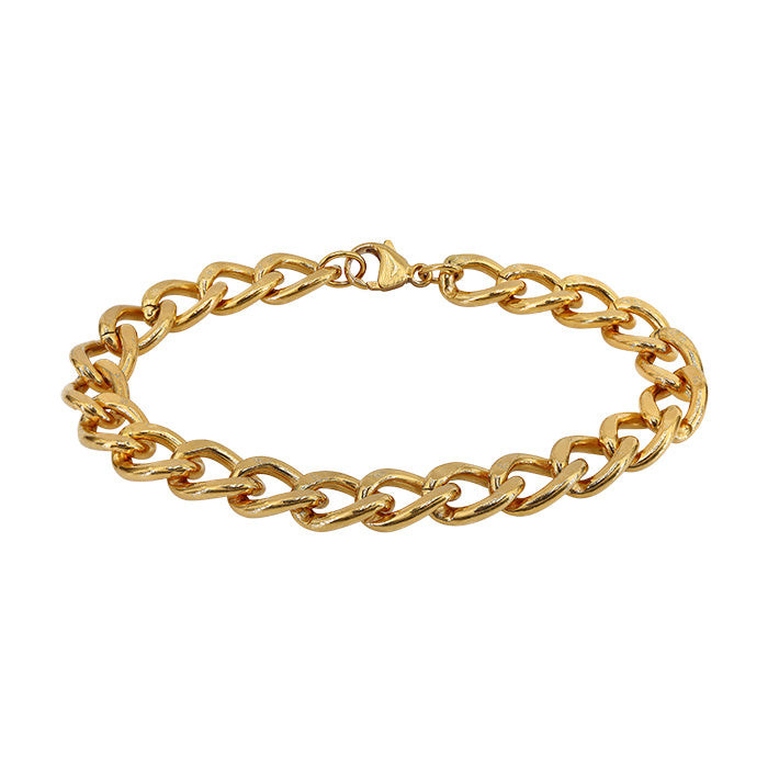 Gold Filled Curb Chain Bracelet