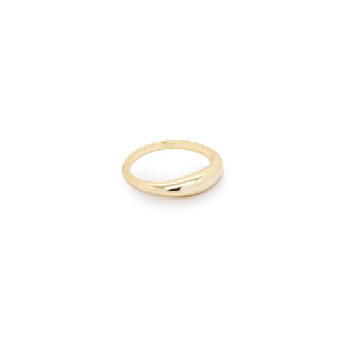 Gold Vermeil Slim Dome Ring
