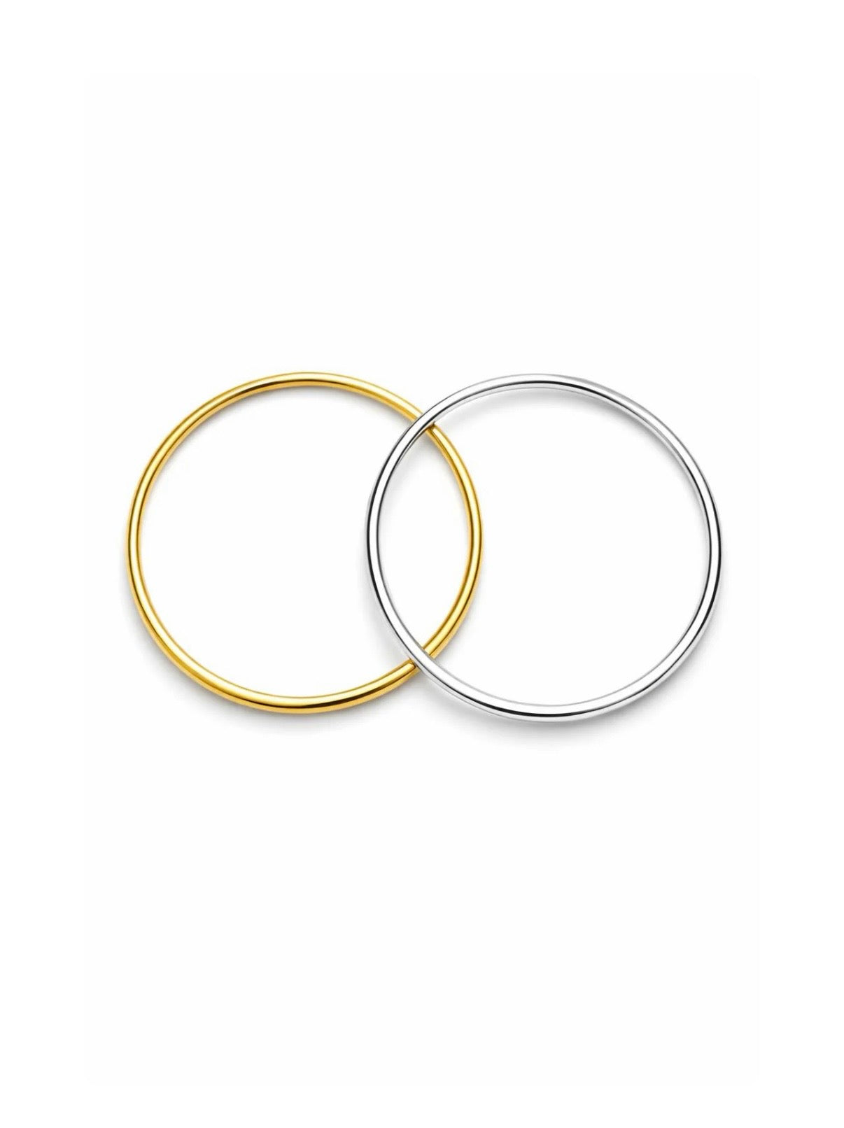 Slim Silver Bangle