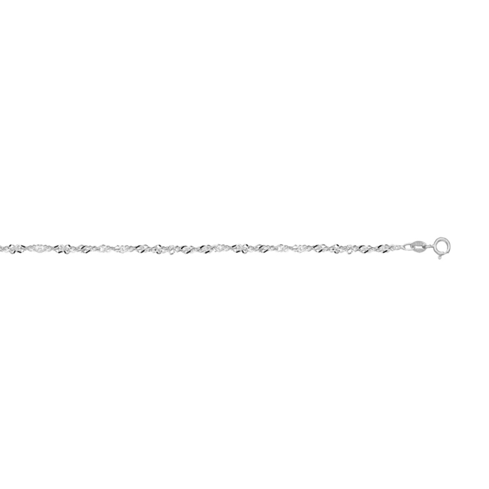 Sterling Silver Singapore Chain