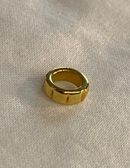18K Gold Vermeil Eternity Spacer Charm