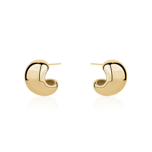 Gold Bold Drop Earrings
