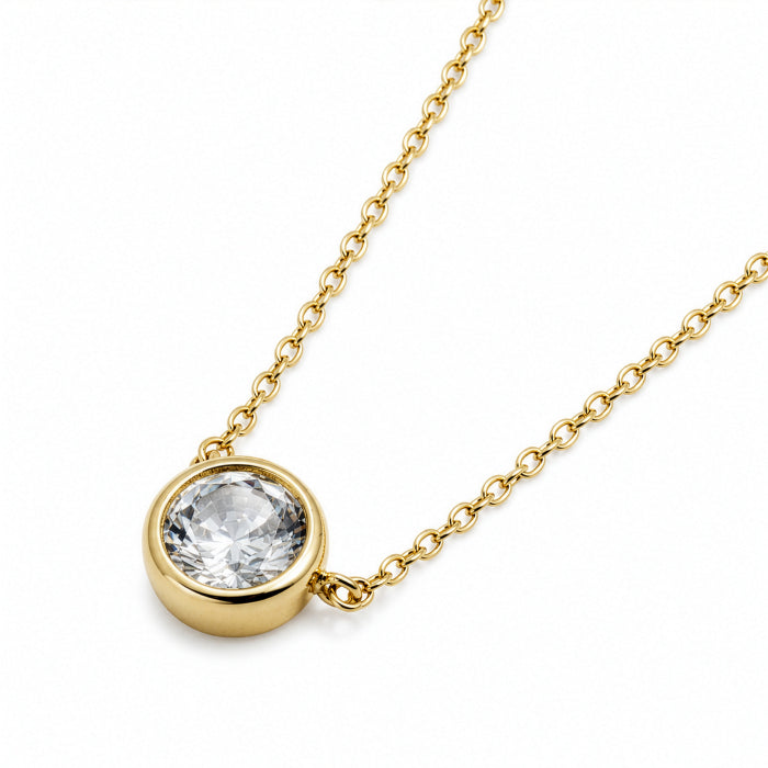 Bezel Necklace
