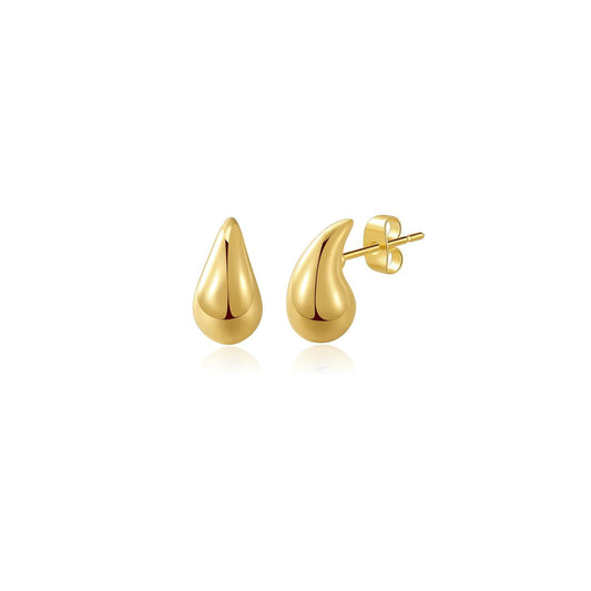 Gold Vermeil Mini Teardrop Earrings