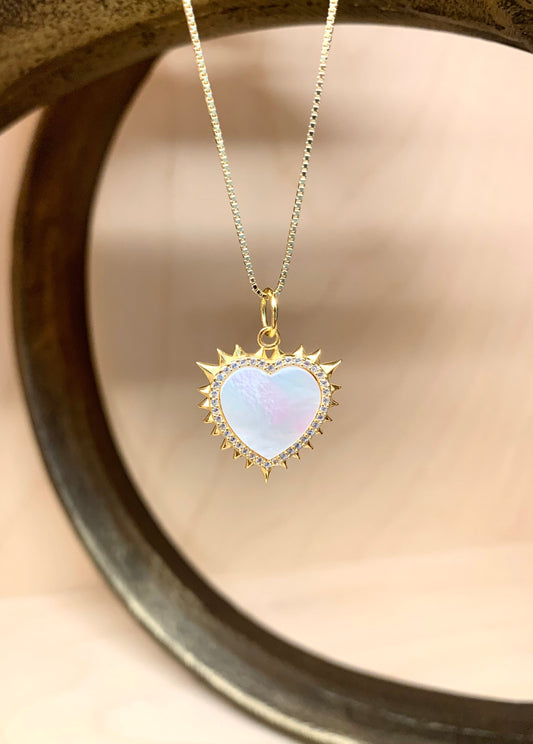 Heirloom Heart Charm Necklace