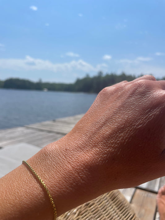 Rope Chain Gold PVD Bracelet