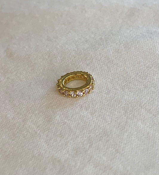 18K Gold Vermeil Baguette Spacer Charm