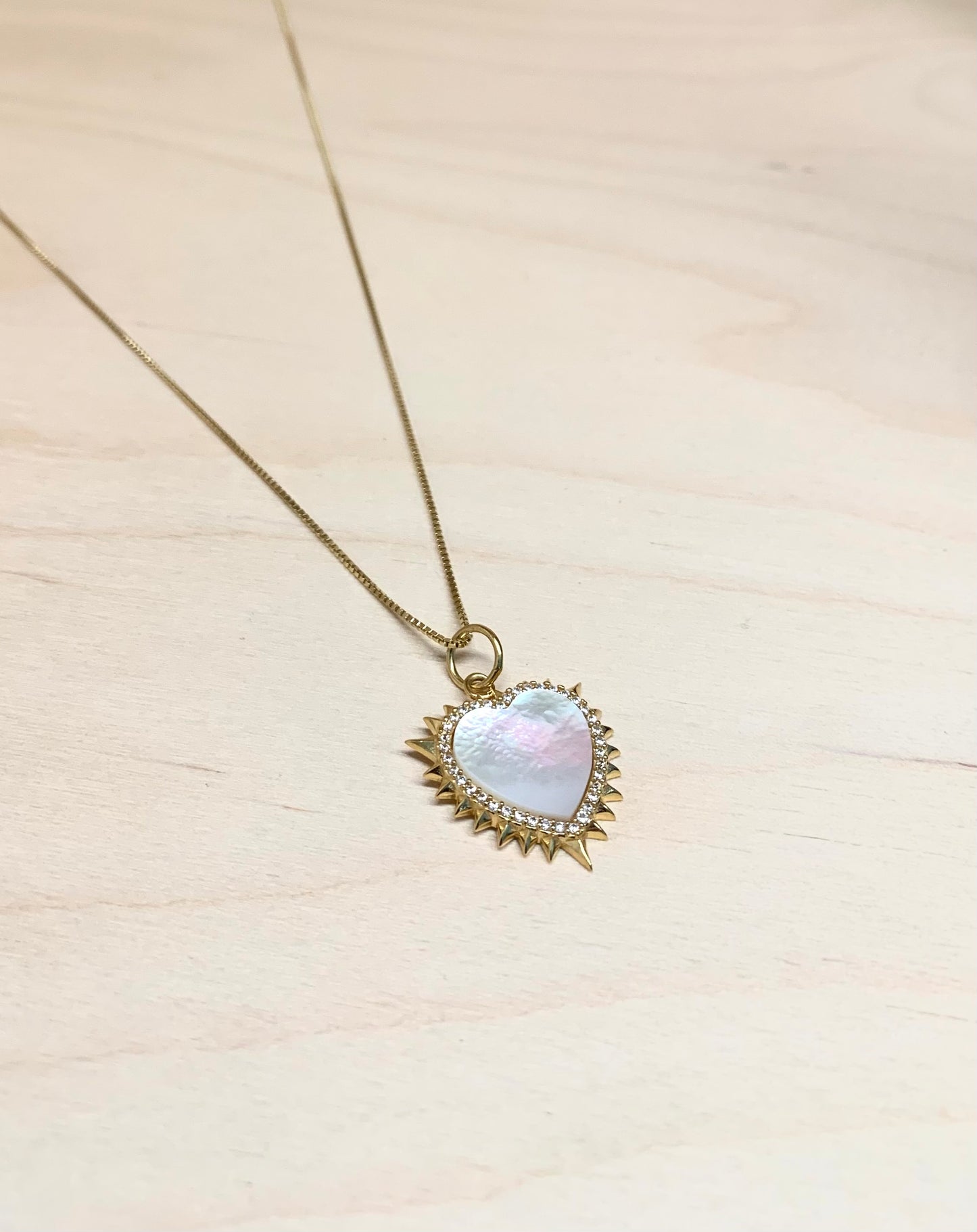 Heirloom Heart Charm Necklace