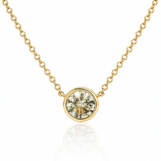 Bezel Necklace
