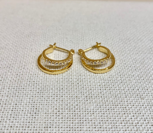 Gold Vermeil Ella Hoop Earrings