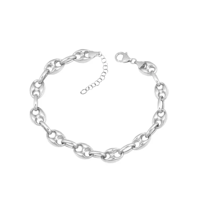 Sterling Silver Puffed Milano Bracelet 6MM