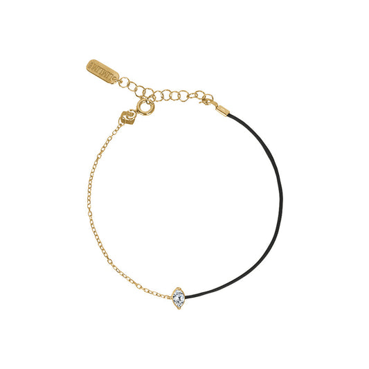 Gold Sarrah Marquis Bracelet