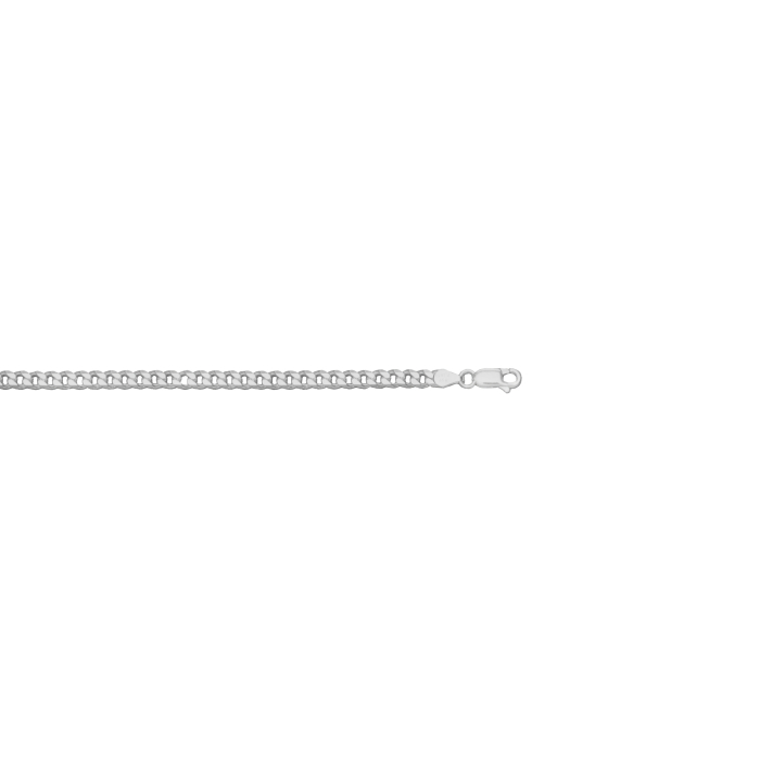 Sterling Silver 4.2mm Curb Chain Bracelet