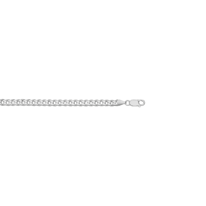 Sterling Silver 5.5mm Curb Chain Bracelet
