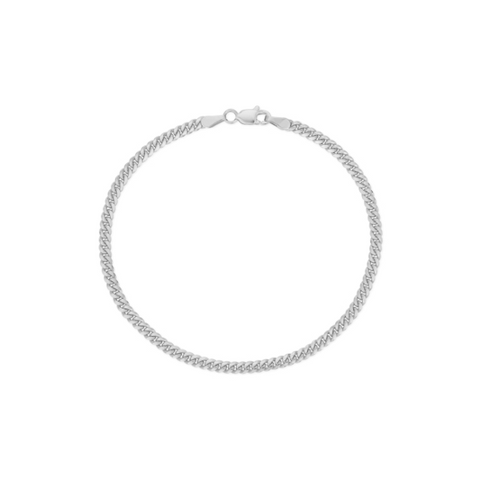 Sterling Silver 4.2mm Miami Cuban Bracelet