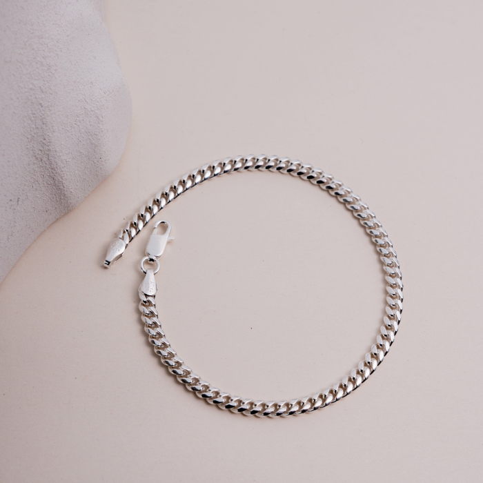 Sterling Silver 4.2mm Miami Cuban Bracelet