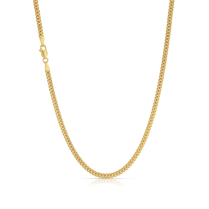 Gold Vermeil 4.2mm Miami Cuban Chain