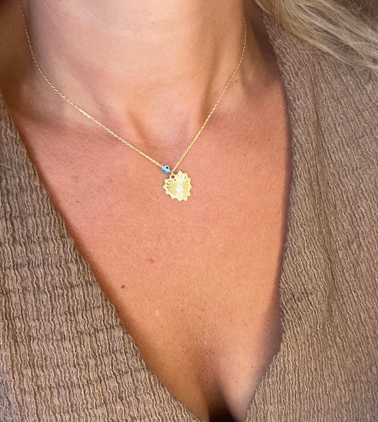 Gold Vermeil Mini Love Token Necklace
